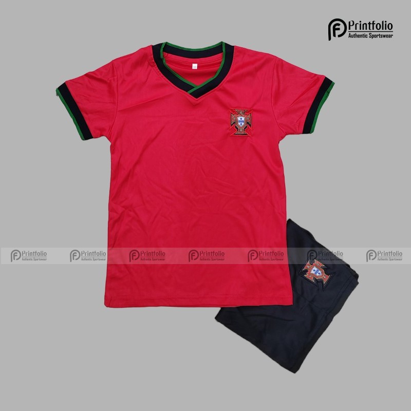 Portugal Home Jersey Set Copa